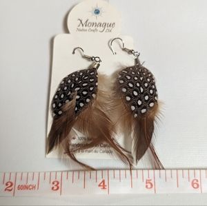 Feather earrings